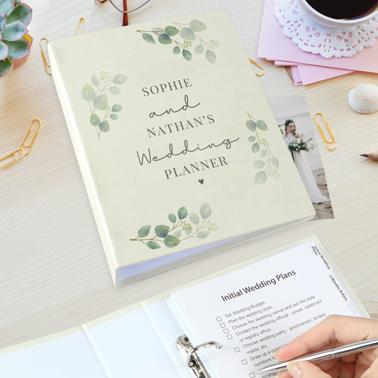 Personalised Botanical Wedding Planner