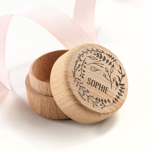 Personalised Blooming Beautiful Ring Box